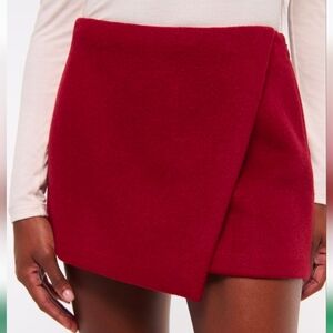 Mid-rise Wrap Skort